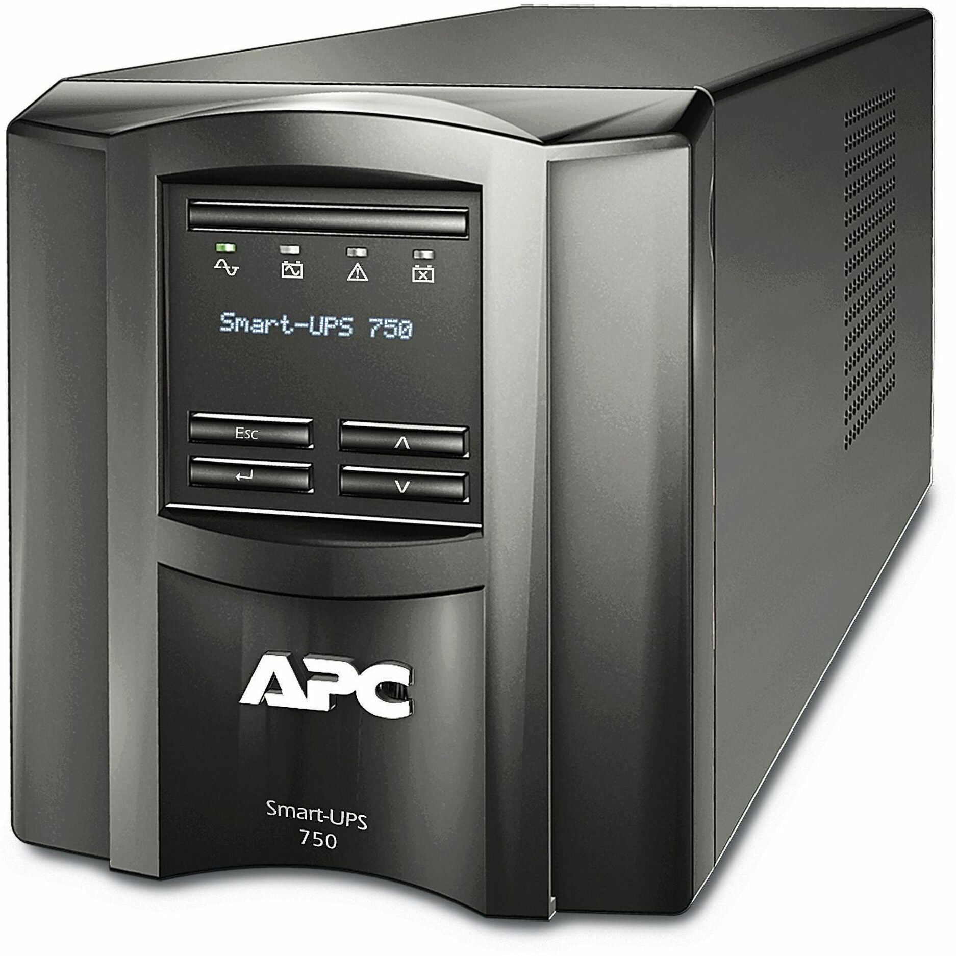 APC SMT750X93 Smart-UPS 750VA Tower UPS, 3-Year Warranty, 500W Load Capacity