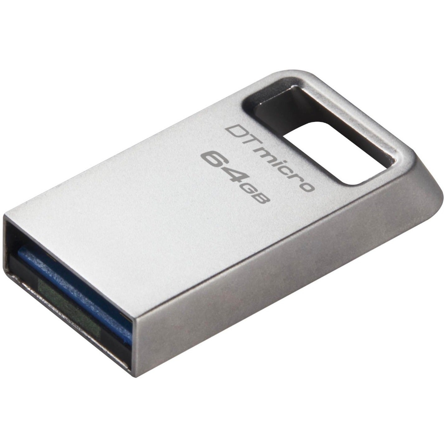 Kingston DTMC3G2/64GB DataTraveler Micro USB Flash Drive, 64GB Storage, 200 MB/s Read Speed