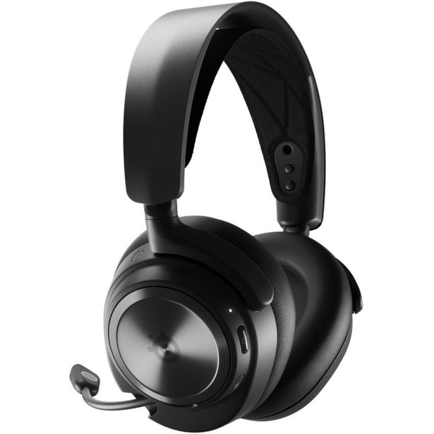 SteelSeries 61528 Arctis Nova Pro Gaming Headset, Stereo Sound, Noise Cancelling Microphone
