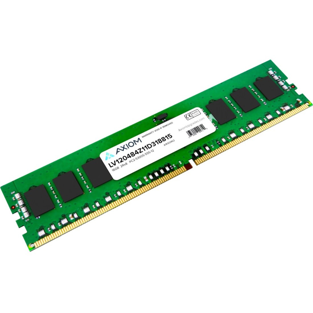 Axiom AX43200R22D/32G 32GB DDR4 SDRAM Memory Module, Lifetime Warranty, ECC, 3200 MHz