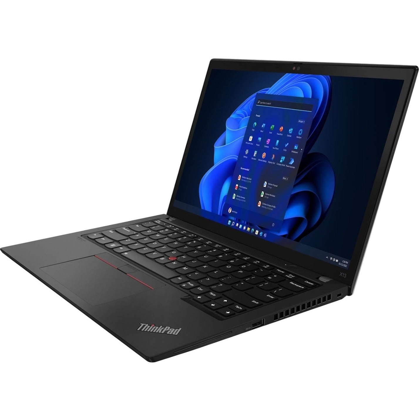 Lenovo 21BN008DUS ThinkPad X13 Gen 3 Notebook, 13.3" Touchscreen, Core i7, 16GB RAM, 512GB SSD, Windows 11 Pro