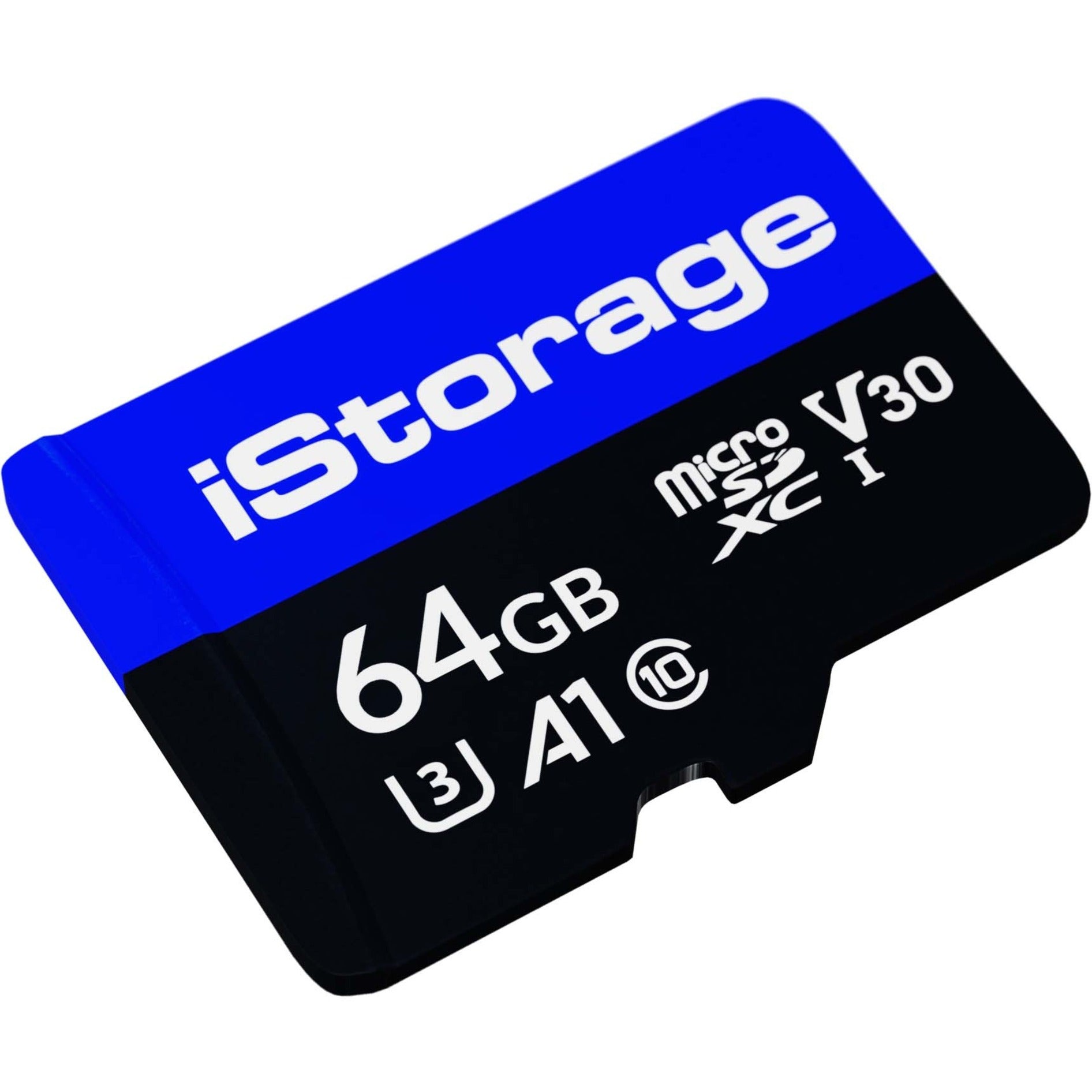 iStorage IS-MSD-1-64 64GB MicroSDXC Card, High-Speed Data Storage Solution
