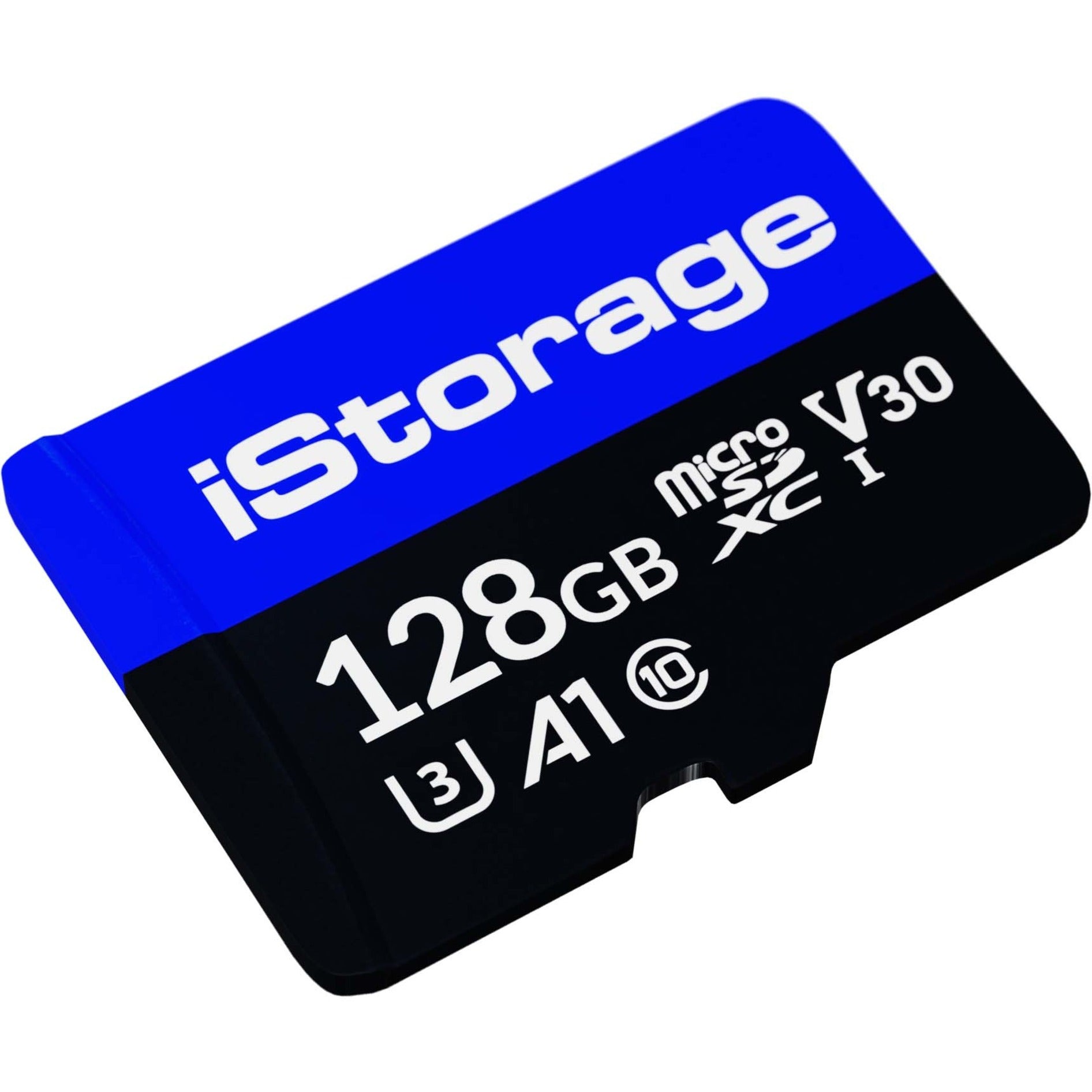iStorage IS-MSD-1-128 128GB MicroSDXC Card, High-Speed Storage for Your Devices