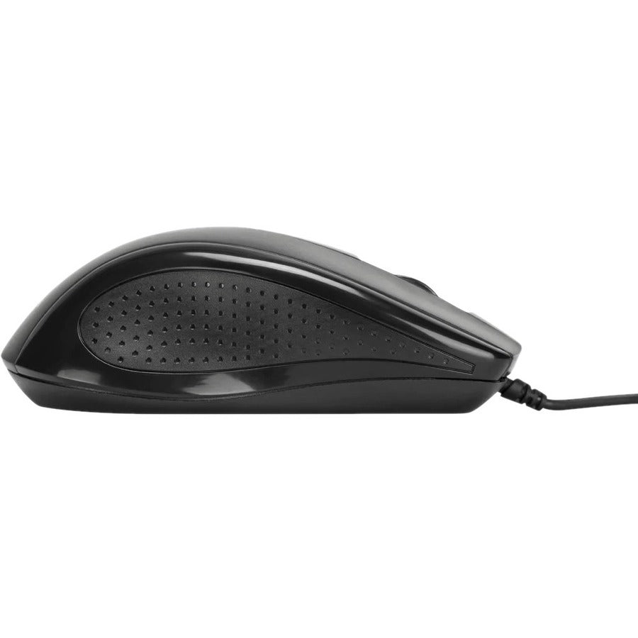 Targus AMU81AMUSZ Full-Size Optical Antimicrobial Wired Mouse, Ergonomic Fit, Scroll Wheel, 1000 dpi, USB