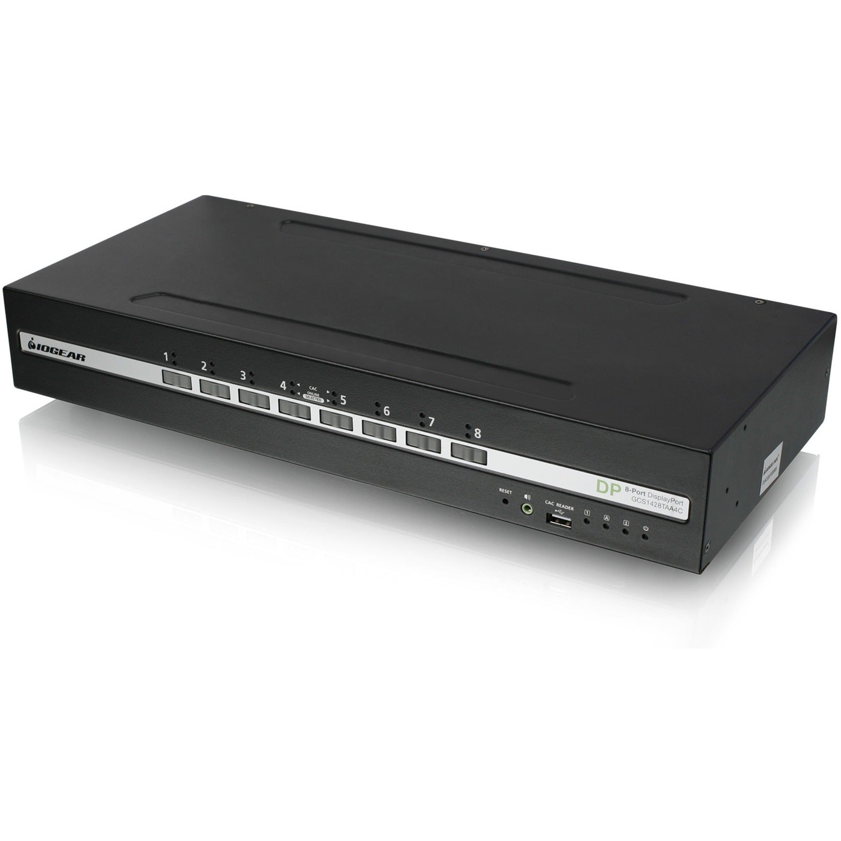 IOGEAR GCS1428TAA4C Secure KVM Switchbox, 8 Computers Supported, USB & DisplayPort, TAA Compliant