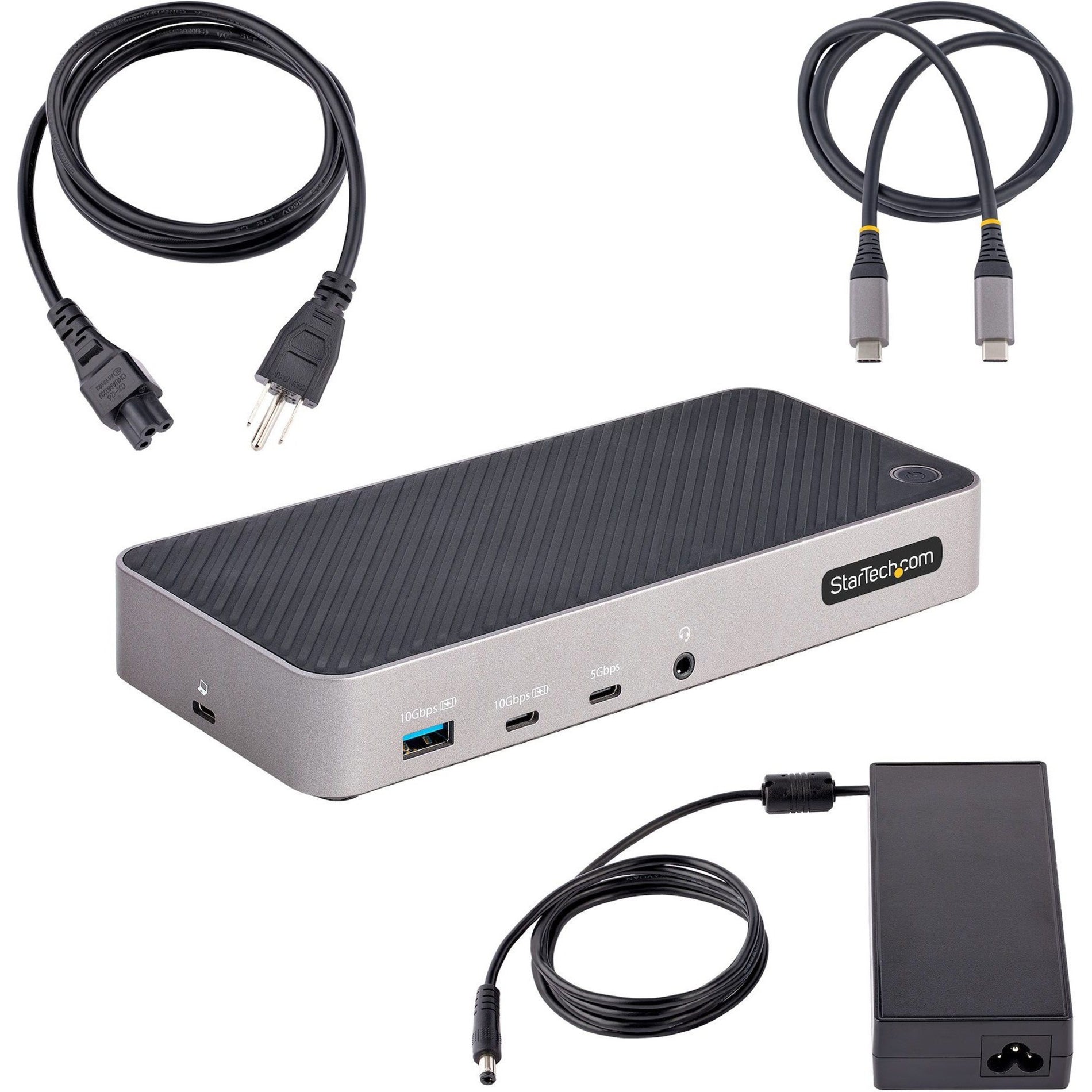 StarTech.com 116N-USBC-DOCK Docking Station, 3 Year Warranty, 4K Display Support, USB-C and USB-A Ports