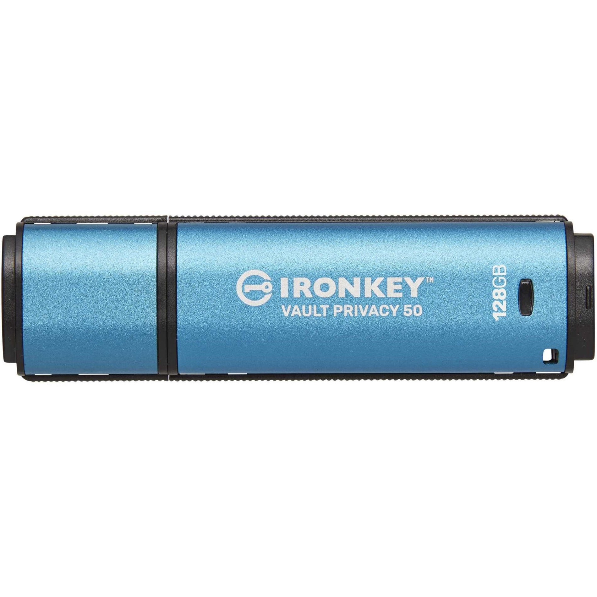 IronKey IKVP50/128GB Vault Privacy 50 Series 128GB USB 3.2 (Gen 1) Type A Flash Drive, Password Protection, 256-bit AES Encryption