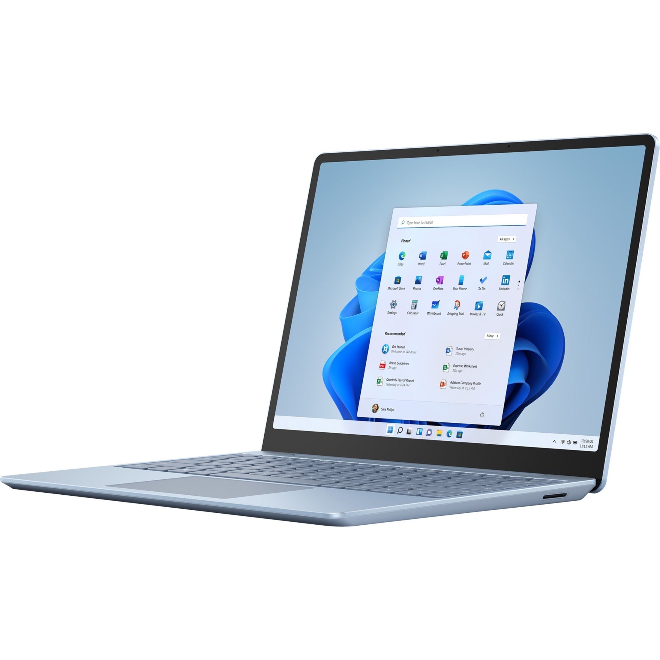 Microsoft 8QG-00012 Surface Laptop Go 2 Notebook, 12.4 Touchscreen, Core i5, 8GB RAM, 256GB SSD, Windows 11 Pro