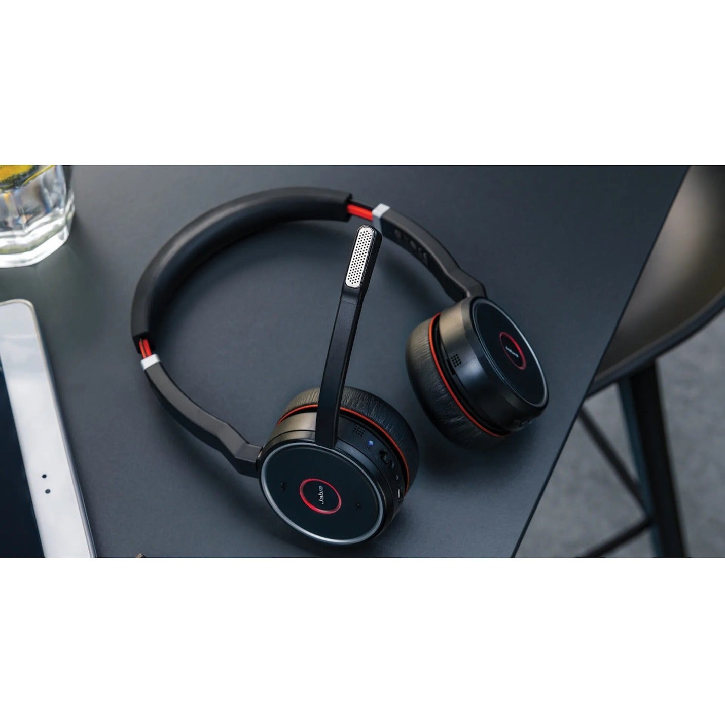 Jabra 7599-842-199 Evolve 75 Headset, Wireless Bluetooth On-Ear Headphones