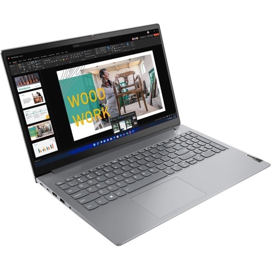 Lenovo 21DJ00G1US ThinkBook 15 G4 IAP 15.6" Notebook, Intel Core i5 12th Gen, 8GB RAM, 256GB SSD, Mineral Gray