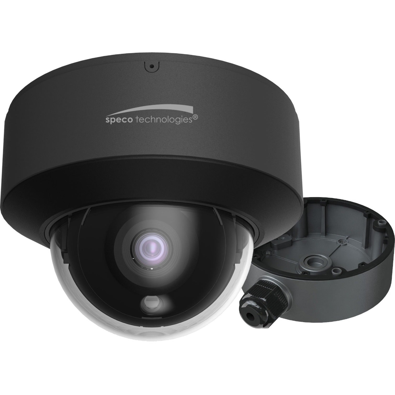 Speco O4FD1 4MP Flexible Intensifier IP Dome Camera with Advanced Analytics, NDAA