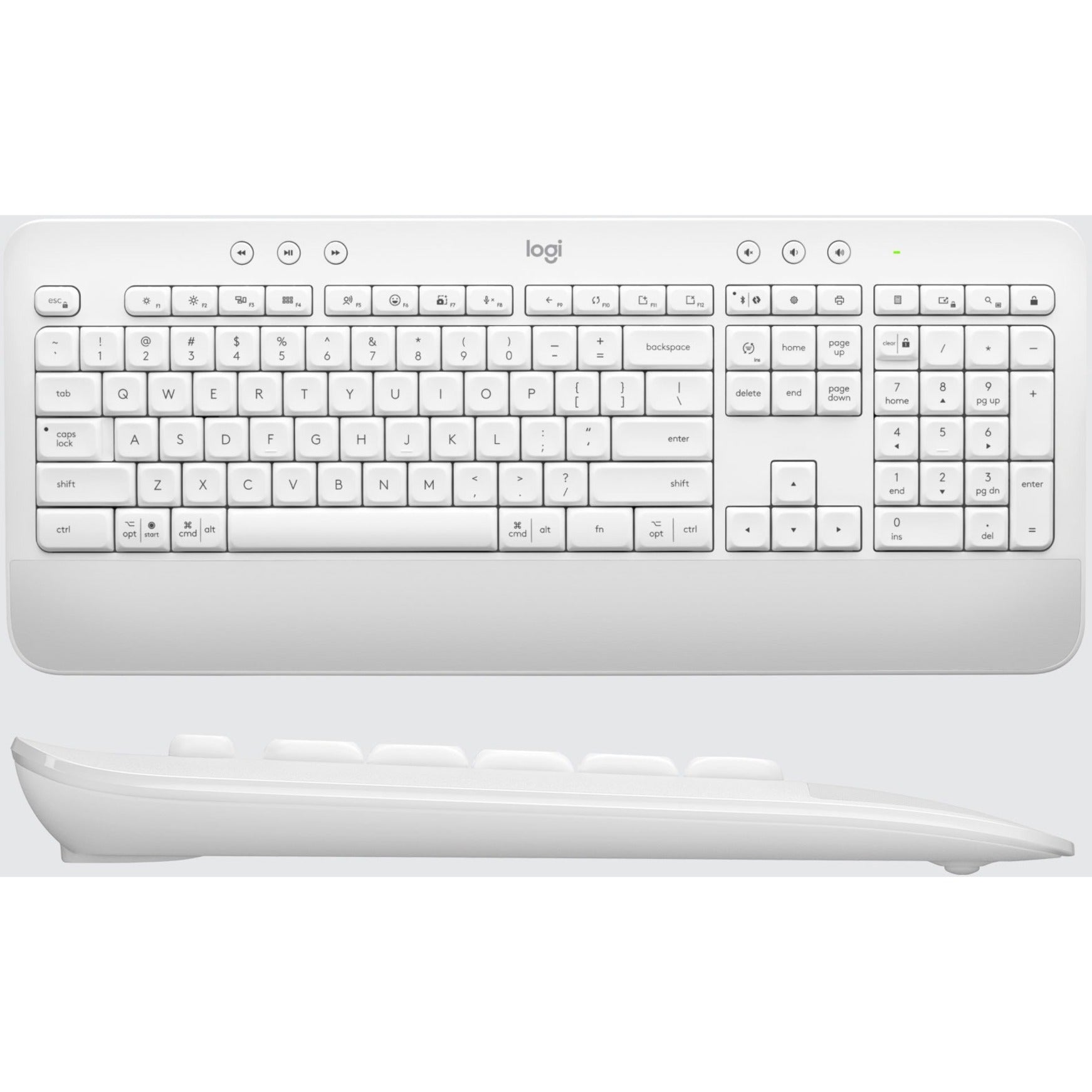 Logitech 920-011018 Signature MK650 Combo for Business Wireless Mouse and Keyboard Combo, Off White Brown Box