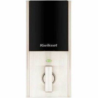 Close-up of interior thumb turn mechanism with LED indicator-alternate-image4