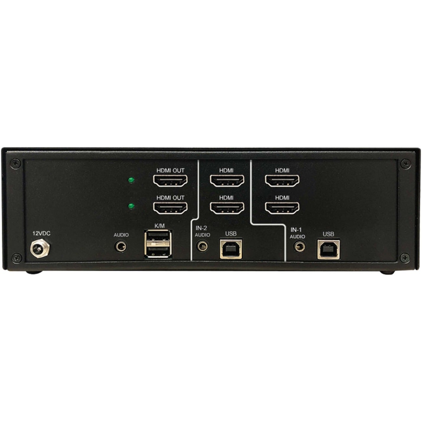 Tripp Lite B002-H2A2-N4 Secure KVM Switch, 2-Port, Dual Head, HDMI to HDMI, 4K, NIAP PP4.0, Audio, TAA, USB, HDMI, 4 USB Ports, 6 HDMI Ports