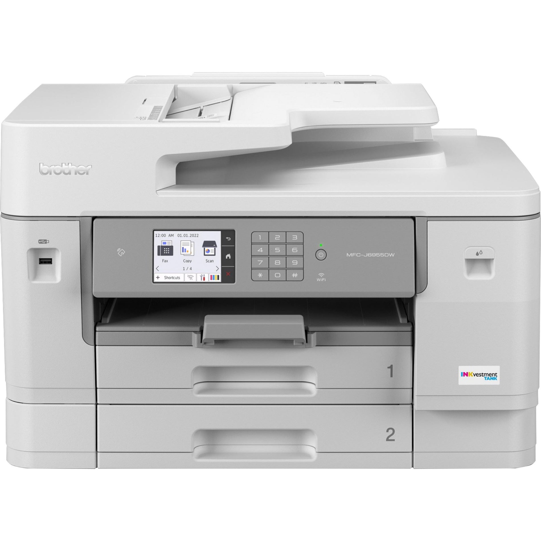 Brother MFC-J6955DW Inkjet Multifunction Printer, Color, Wireless, 2 Year Warranty