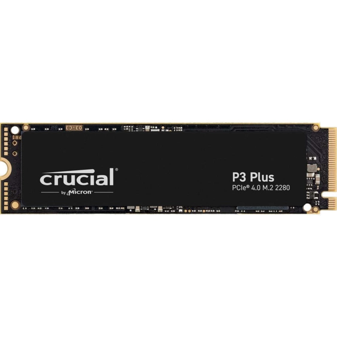 Crucial CT2000P3PSSD8 P3 Plus 4.0 NAND NVMe PCIe M.2 SSD 2TB Speicherkapazität