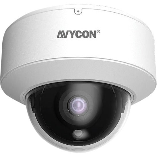 AVYCON AVC-VHN41FLT/2.8 4MP Network IR Outdoor Vandal Dome Camera AVC-ENN41FT/2.8, 2.8mm Fixed Lens, H.265, 30fps, 2592 x 1520, Memory Card, IP67