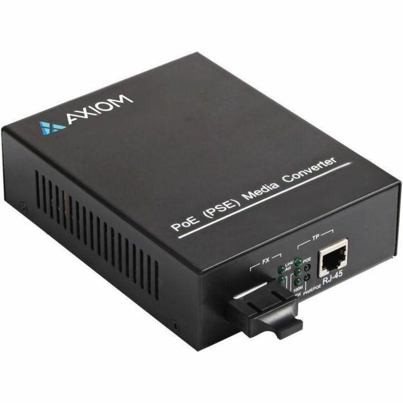 Axiom MCP32-T2-S3L10-AX Transceiver/Media Converter, Single-mode, 1000Base-LX, 10/100/1000Base-TX, Gigabit Ethernet, 6.21 Mile