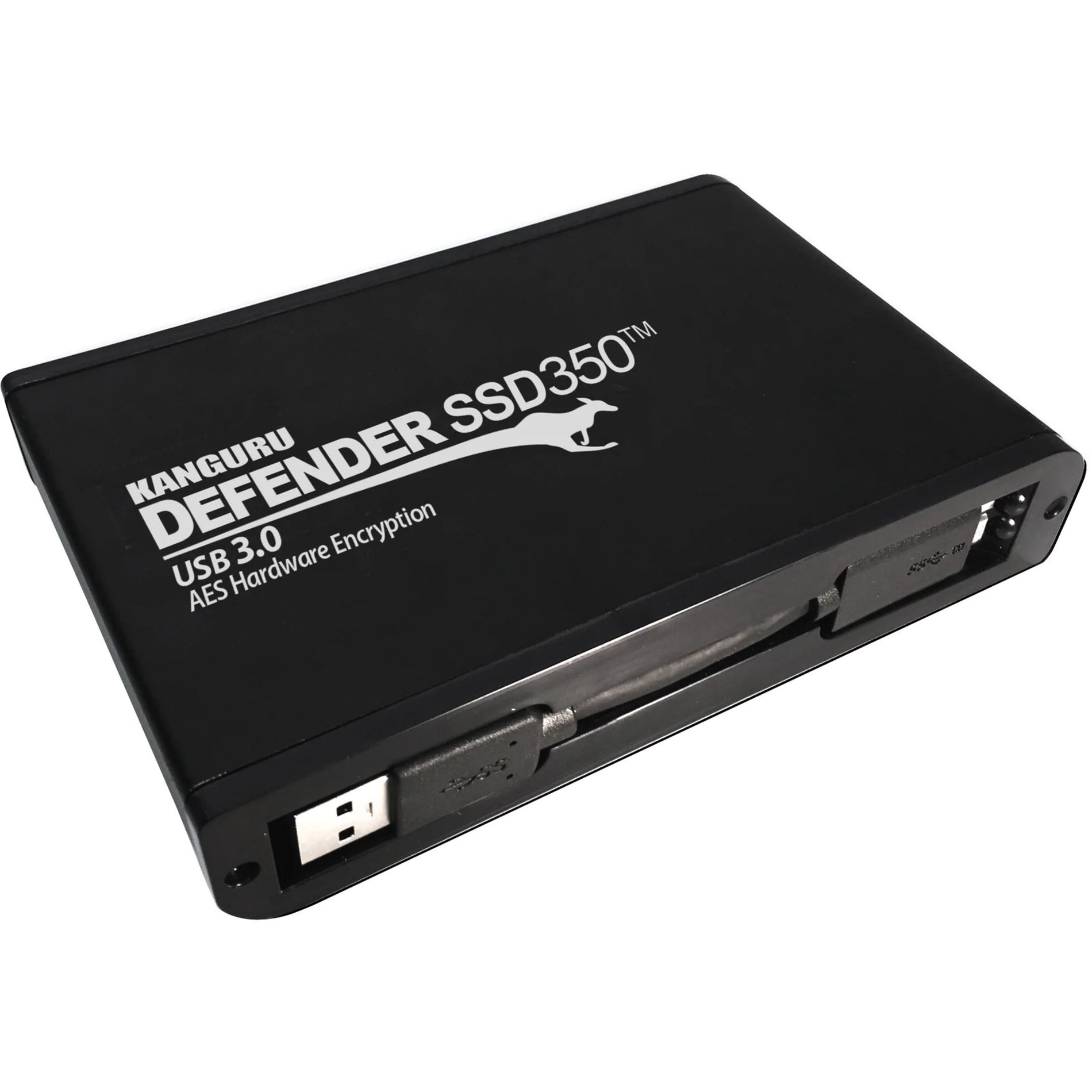 Kanguru KDH3B-350F-1TSSD Defender SSD350 Solid State Drive, 1TB, USB 3.2 (Gen 1), 256-bit Encryption