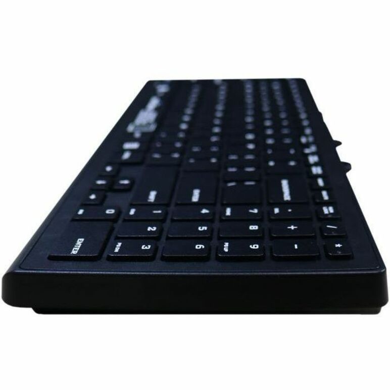 Seal Shield SSKSV101PRO Cleanwipe Pro Waterproof Keyboard, Water Proof, USB Cable, Black