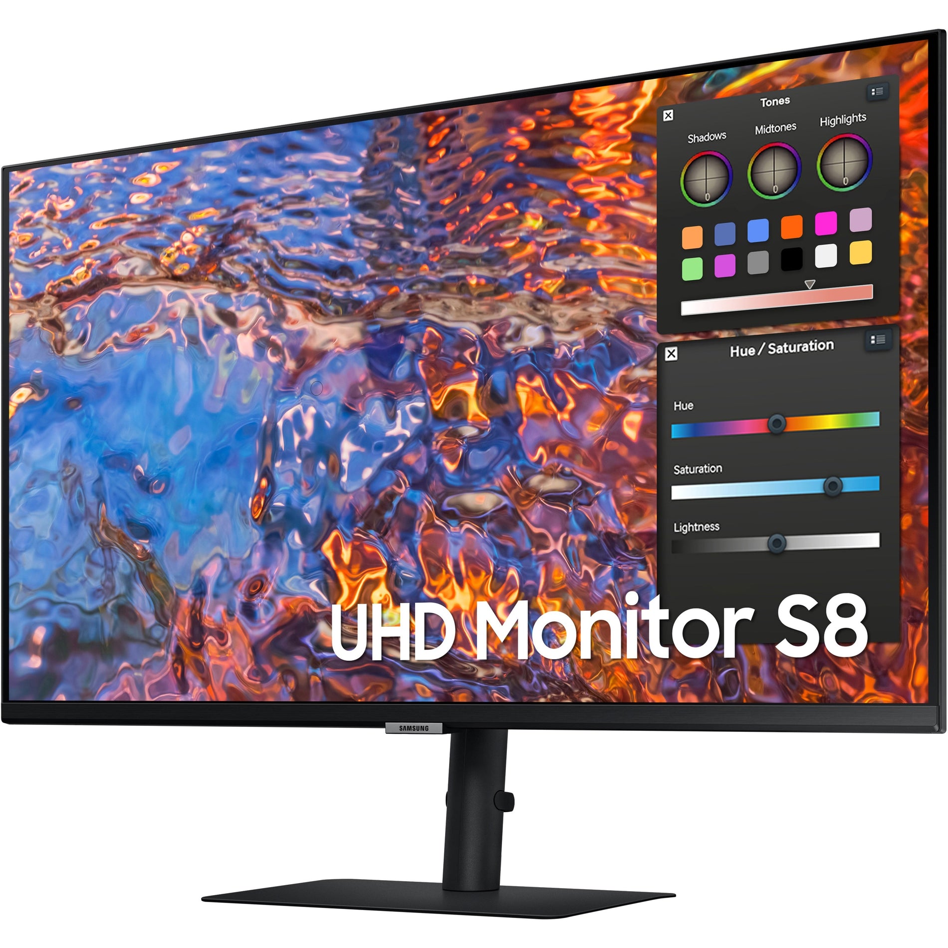 Samsung S27B804PXN ViewFinity UHD Monitor for Business, 27" 4K/UHD (3840x2160), Tilt Stand, IPS Panel, USB-C/HDMI/DP, 3 Year Warranty