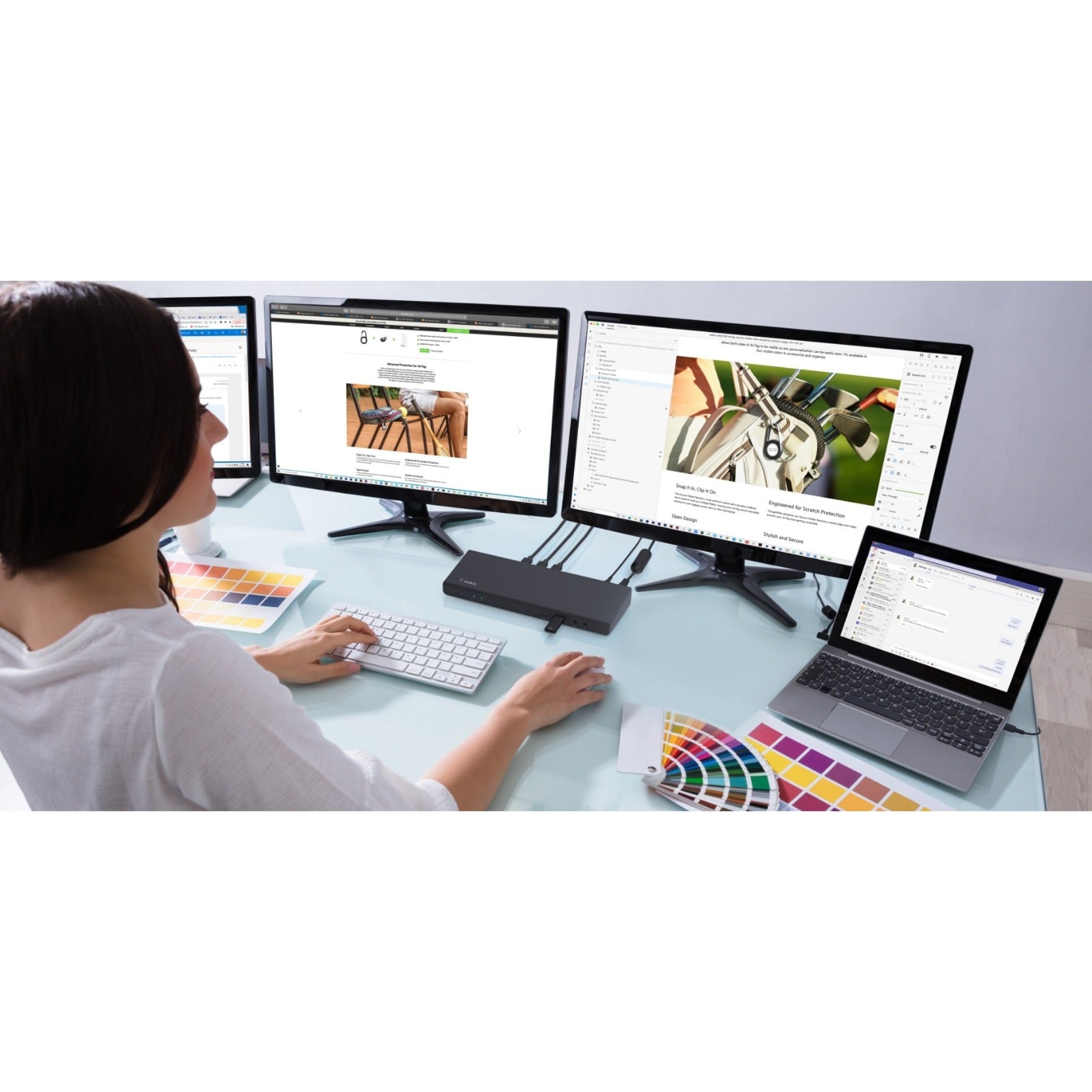 belkin USB-C トリプルディスプレイドック Amazon.co.jp: Belkin 15 in 1 USB-Cトリプルディスプレイドック