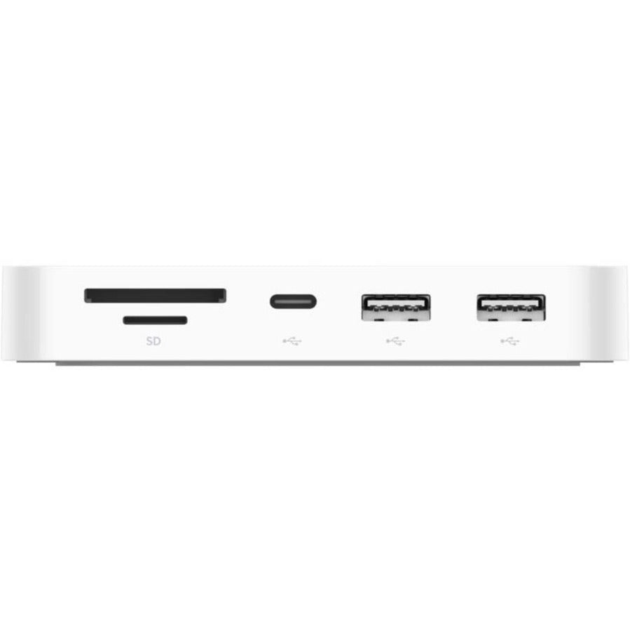 Belkin INC011TTWH Connect USB-C 6-in-1 Multiport Hub with Mount, Docking Station for iMac, PC, MacBook, Chromebook, USB-C Devices, and Devices with Thunderbolt 3 Port