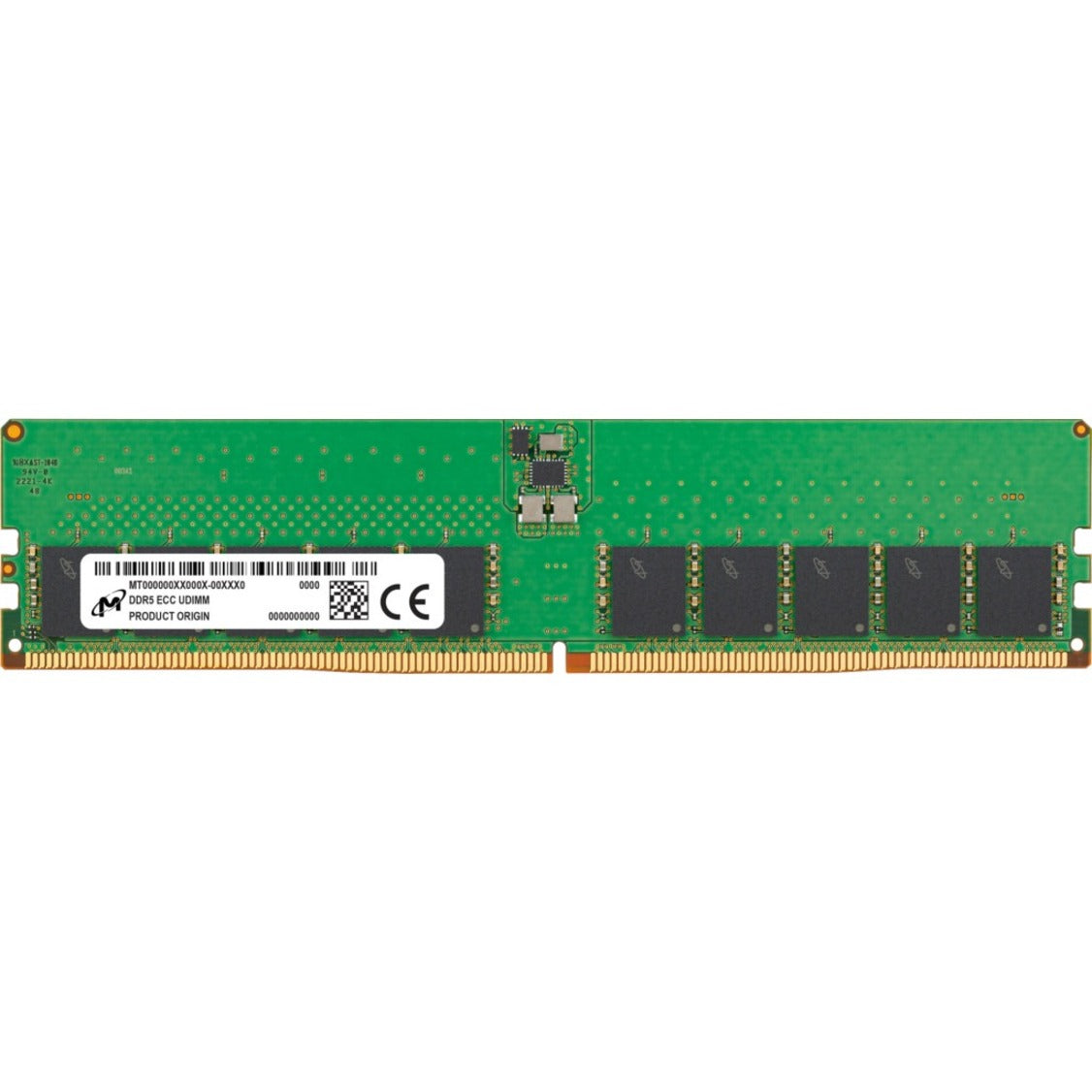 Crucial MTC20C2085S1EC48BA1R 32GB DDR5 SDRAM Memory Module, 4800 MHz, ECC, Dual-rank