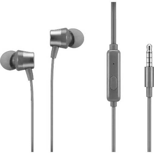 Lenovo GXD1J77354 110 Analog In-Ear Headphones, Binaural Earbuds with Integrated Microphone