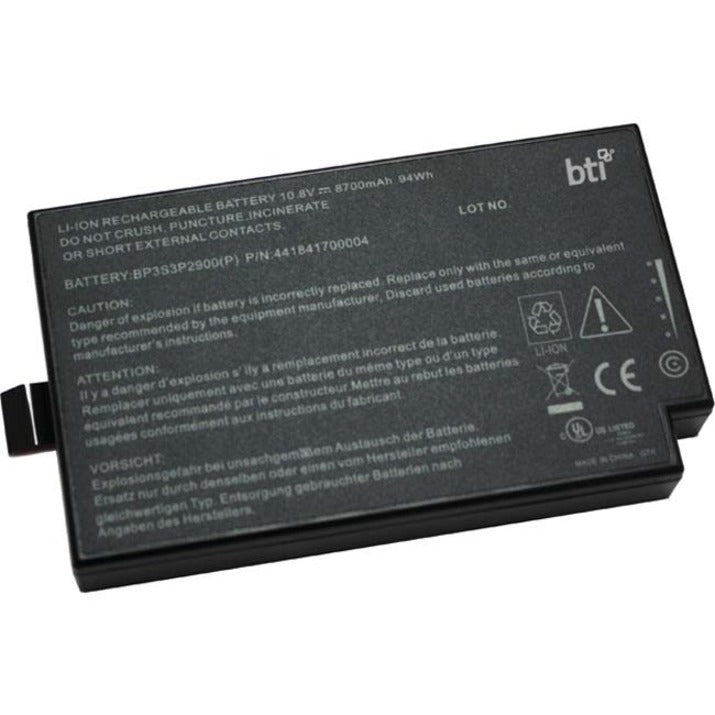 BTI GBM9X1-BTI Battery, 18 Month Limited Warranty, 94 Wh, 8700 mAh, Notebook