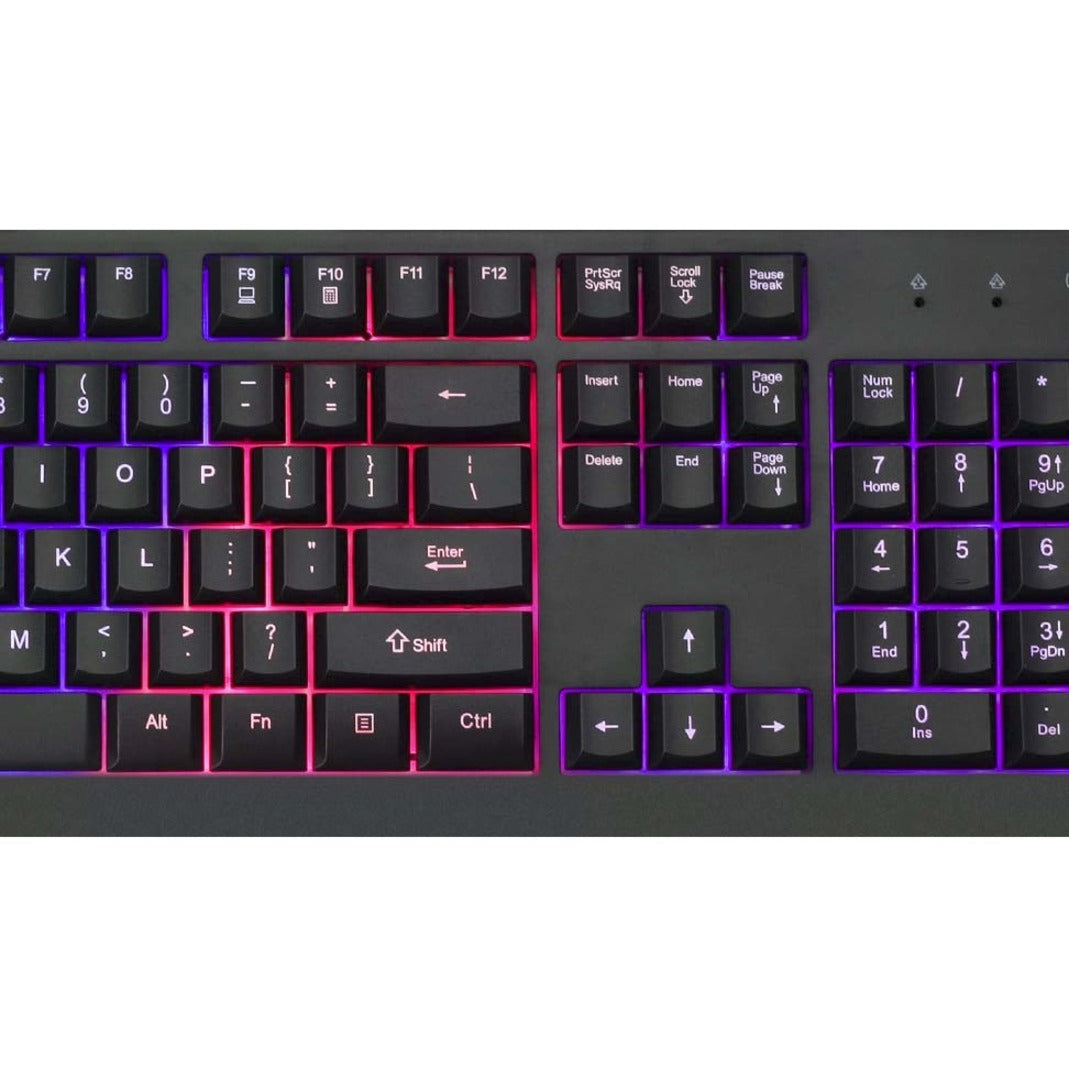 Kaliber Gaming GKB705 IKON II Gaming Keyboard, RGB LED Backlight, Programmable Keys, USB 2.0