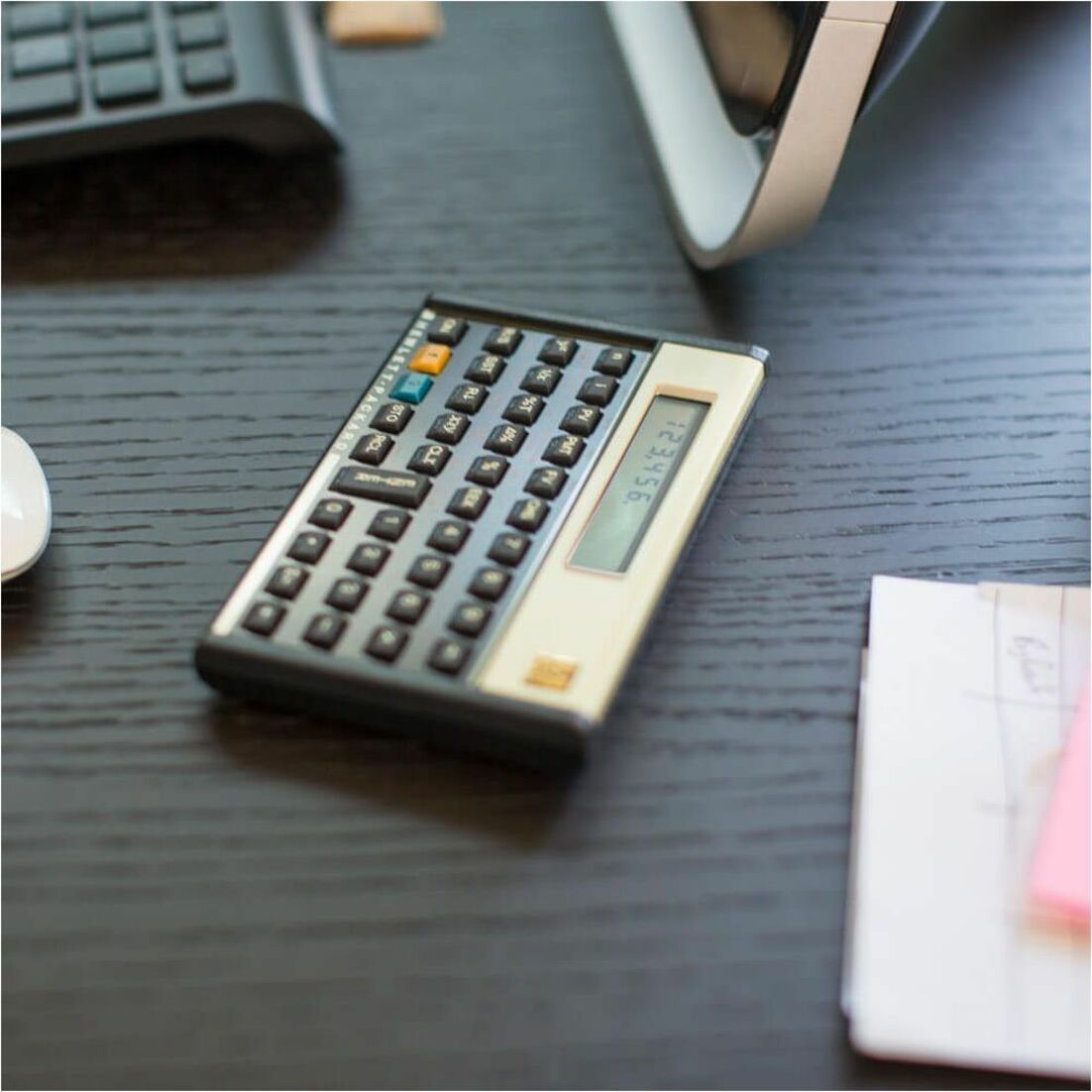 HP HP12C#INT 12c Calculator, Business/Financial Calculator with Keystroke Programming, Power OFF Memory Protection