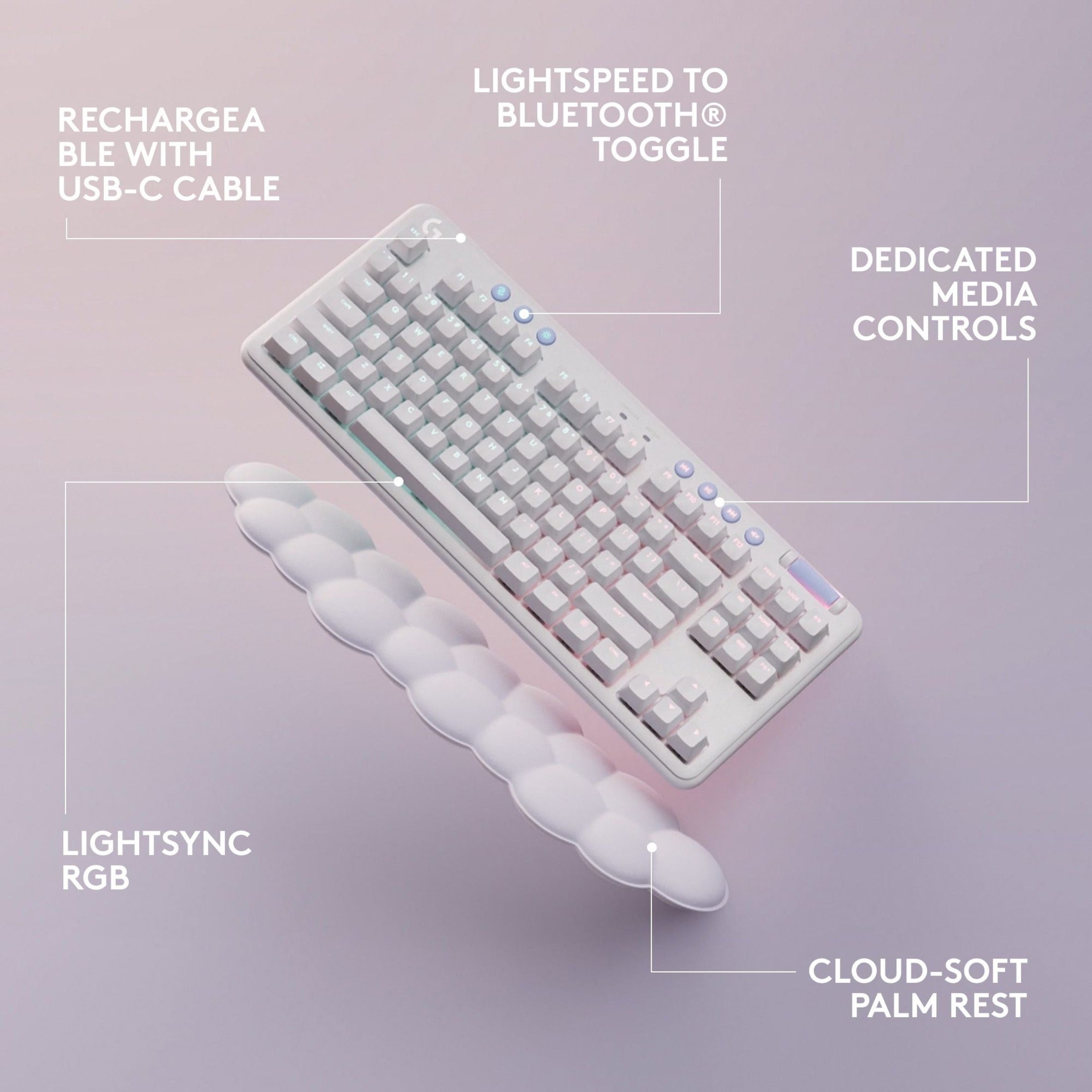 Logicool G715TKL リニア LIGHTSPEED RGB Logitech G715 Gaming Keyboard, Mechanical TKL, RGB LED