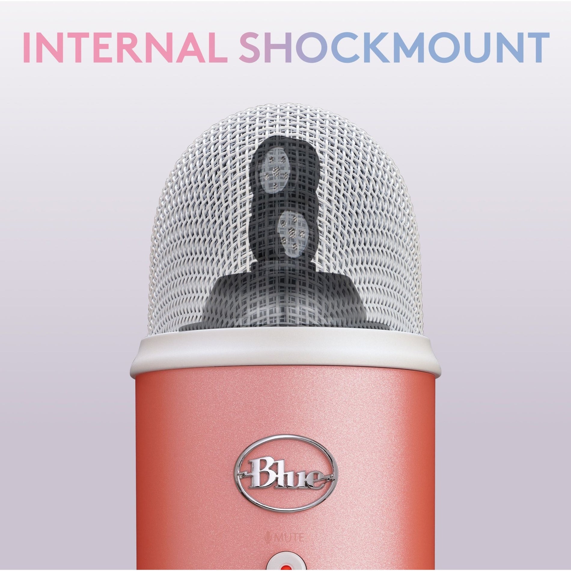 Blue 988-000530 Yeti Microphone, Pink Dawn - Ideal for Podcasting, Live Streaming, and Home Studio