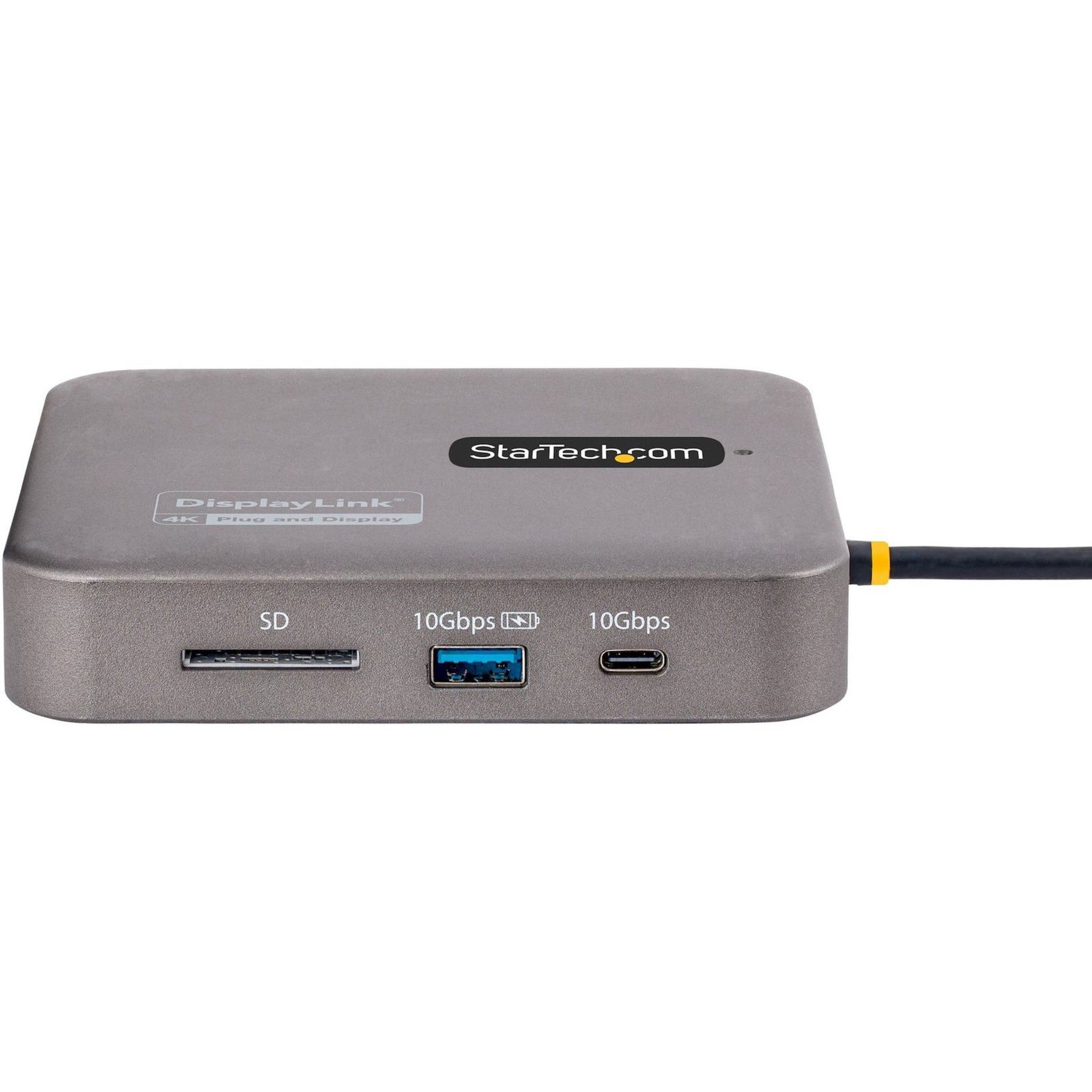 StarTech.com 102B-USBC-MULTIPORT Docking Station, USB-C & Thunderbolt 3/4/USB4, 2 HDMI, 3 USB-C, 2 USB-A, Gigabit Ethernet, 100W Power Delivery