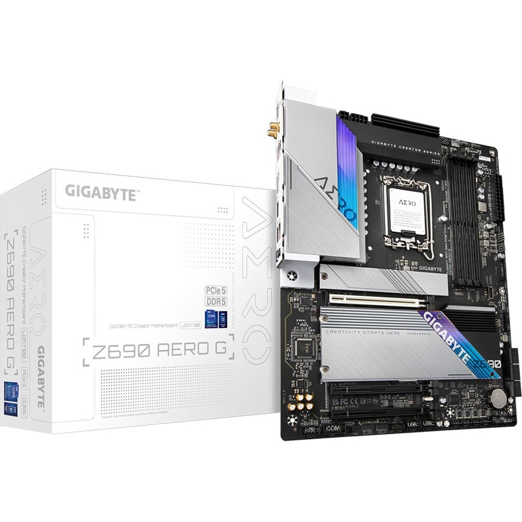 Gigabyte Z690 AERO G Gaming Desktop Motherboard - Intel Optane Memory Ready, ATX