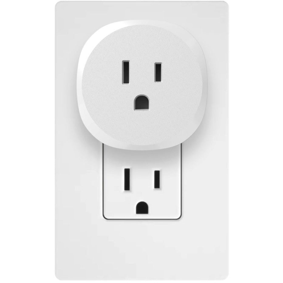 Resideo BHP120USWH1 Smart Plug, Wi-Fi Controllable, Compatible with Brilliant Smart Home Control System