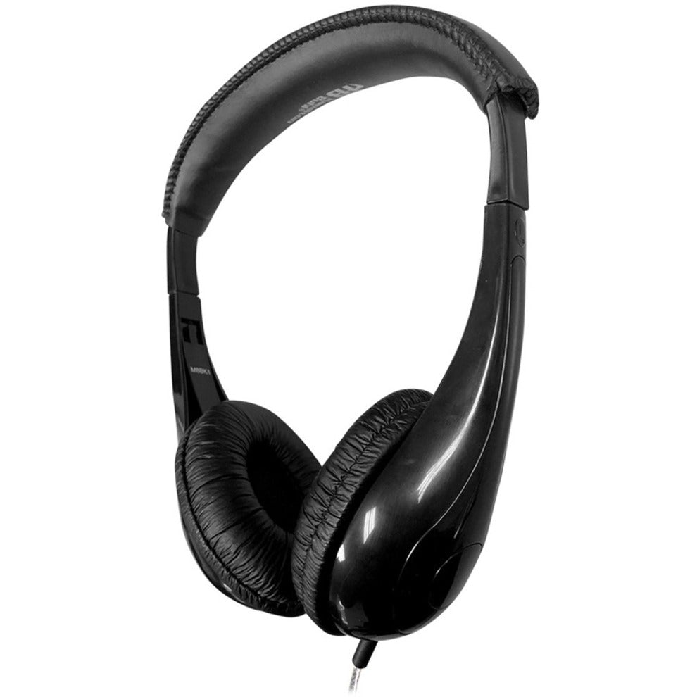 Hamilton Buhl M8BK1 Motiv8 Mid-Sized Headphone With In-line Volume Control, Padded Headband, DuraCord, Comfortable