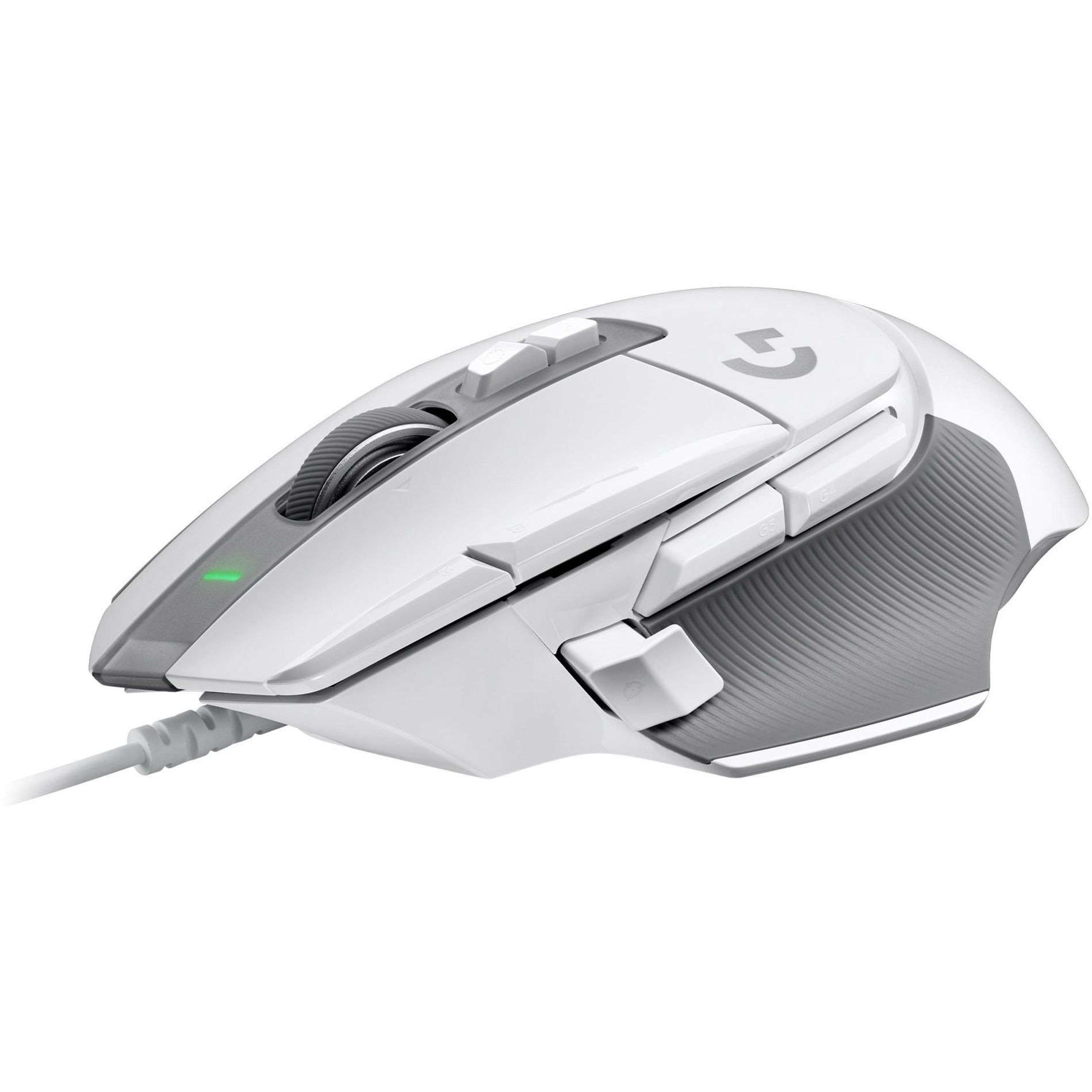 Logitech G 910-006144 G502 X Gaming Mouse, High Precision Optical Sensor, 25600 DPI, USB Wired, White
