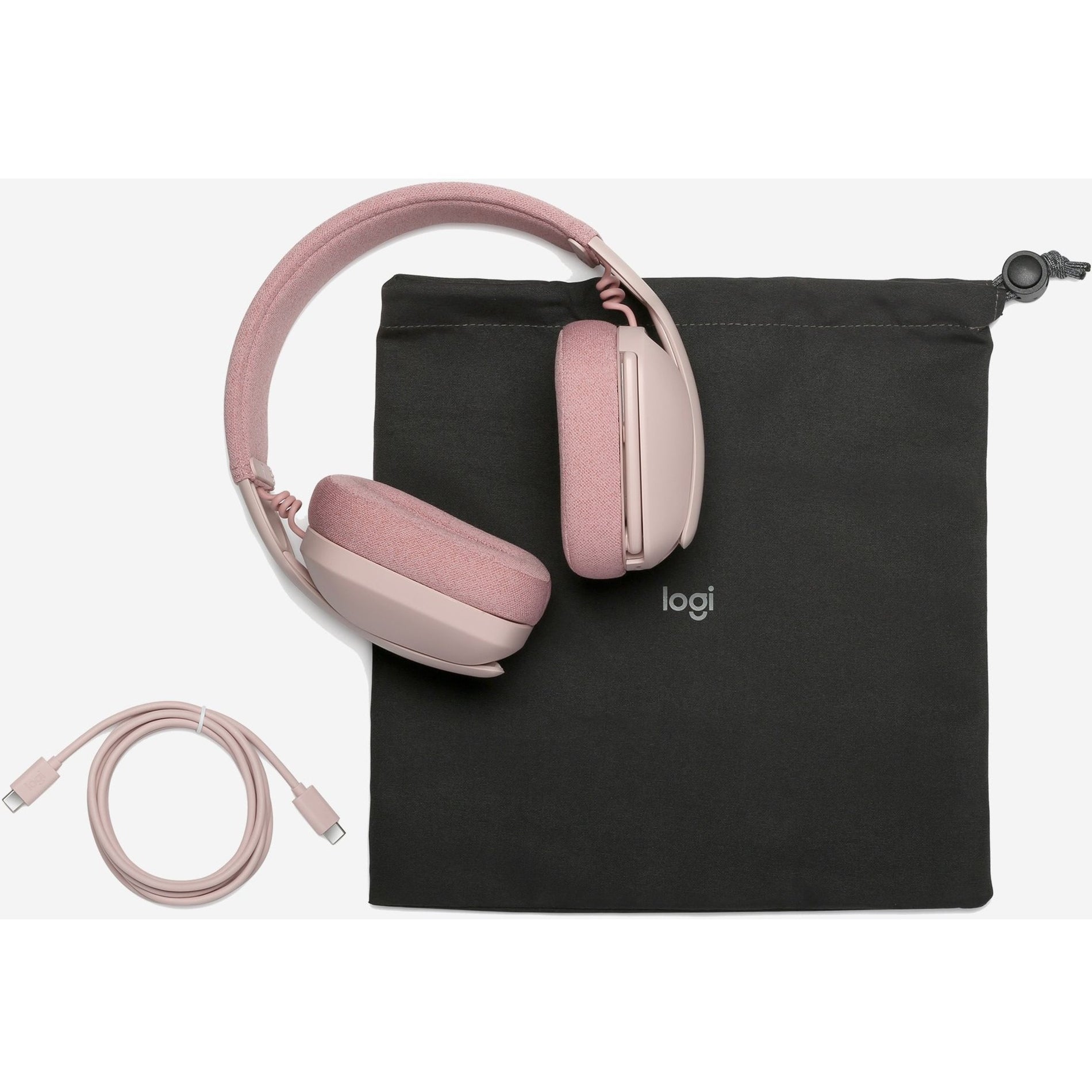 Logitech 981-001258 Zone Vibe 100 Rose, Wireless Bluetooth Headset with Noise Cancelling Microphone