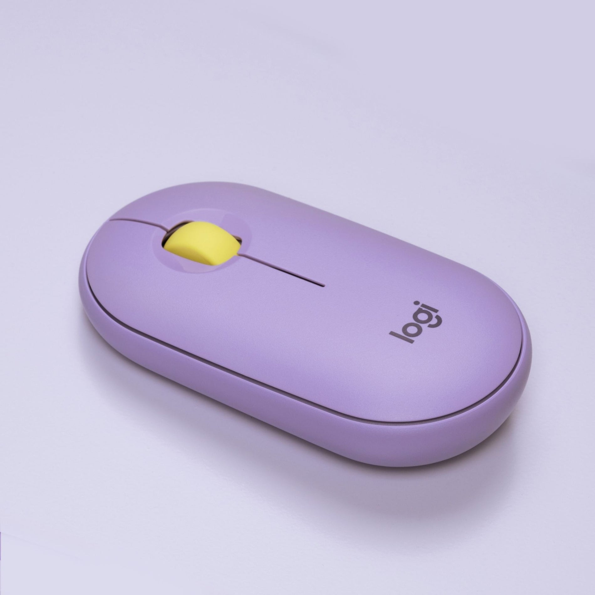 Logitech 910-006659 Pebble M350 Wireless Mouse, Lavender Lemonade, 1000 dpi, 2.4 GHz [Discontinued]