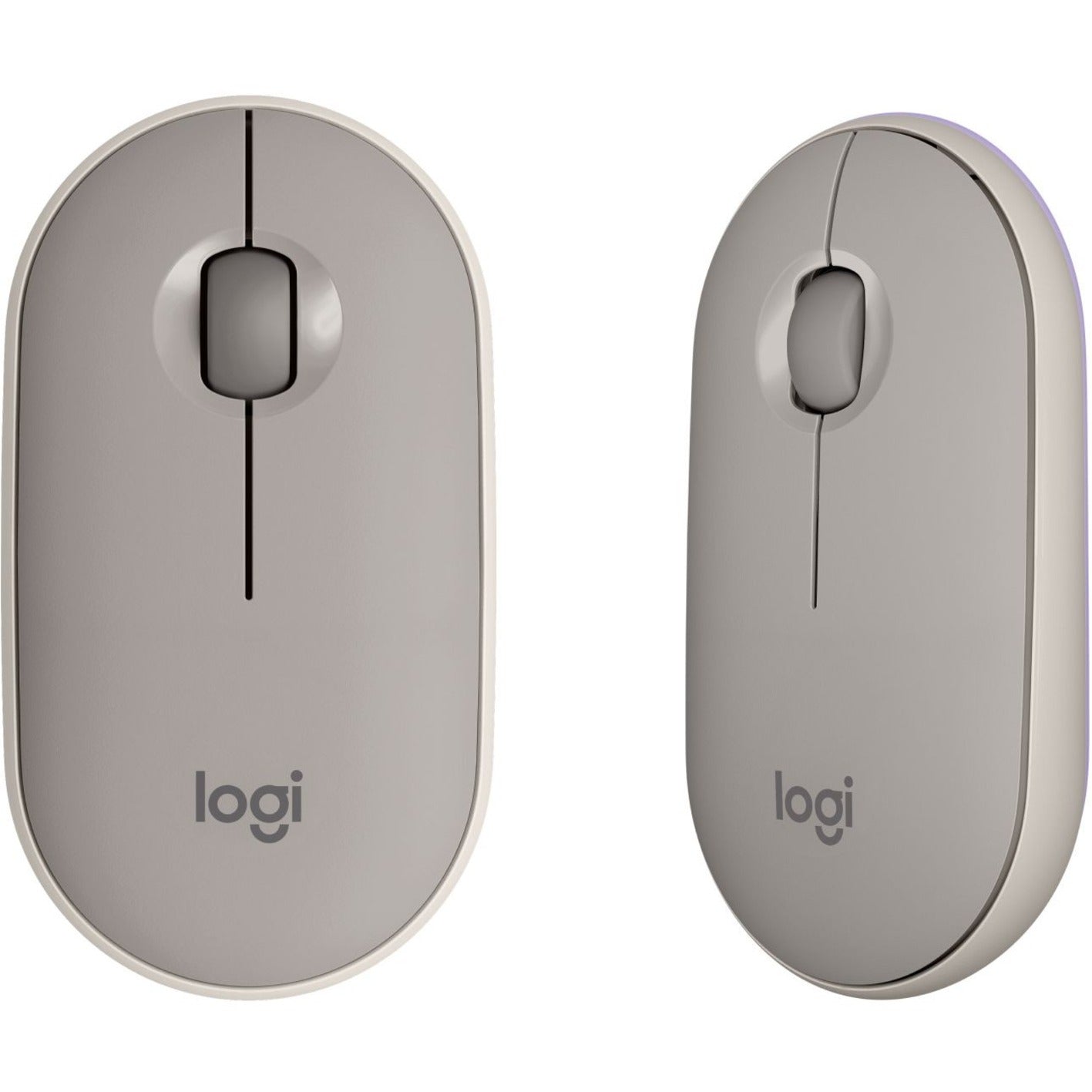Logitech 910-006658 Pebble M350 Wireless Mouse, Sand, 2.4 GHz, 1000 dpi [Discontinued]