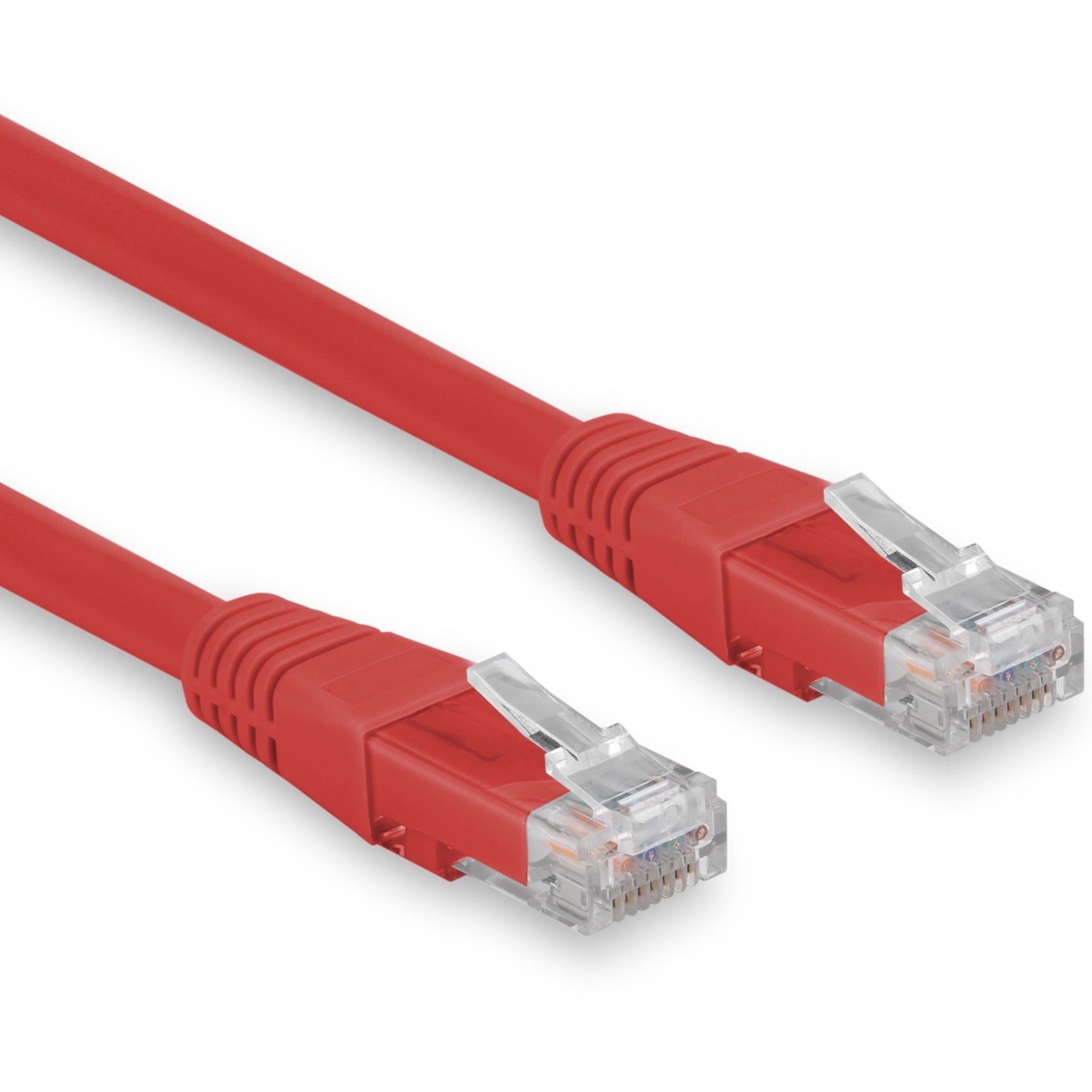 Rocstor Y10C337-RD Cat.6 Network Cable, 3 ft, 10 Gbit/s, Lifetime Warranty