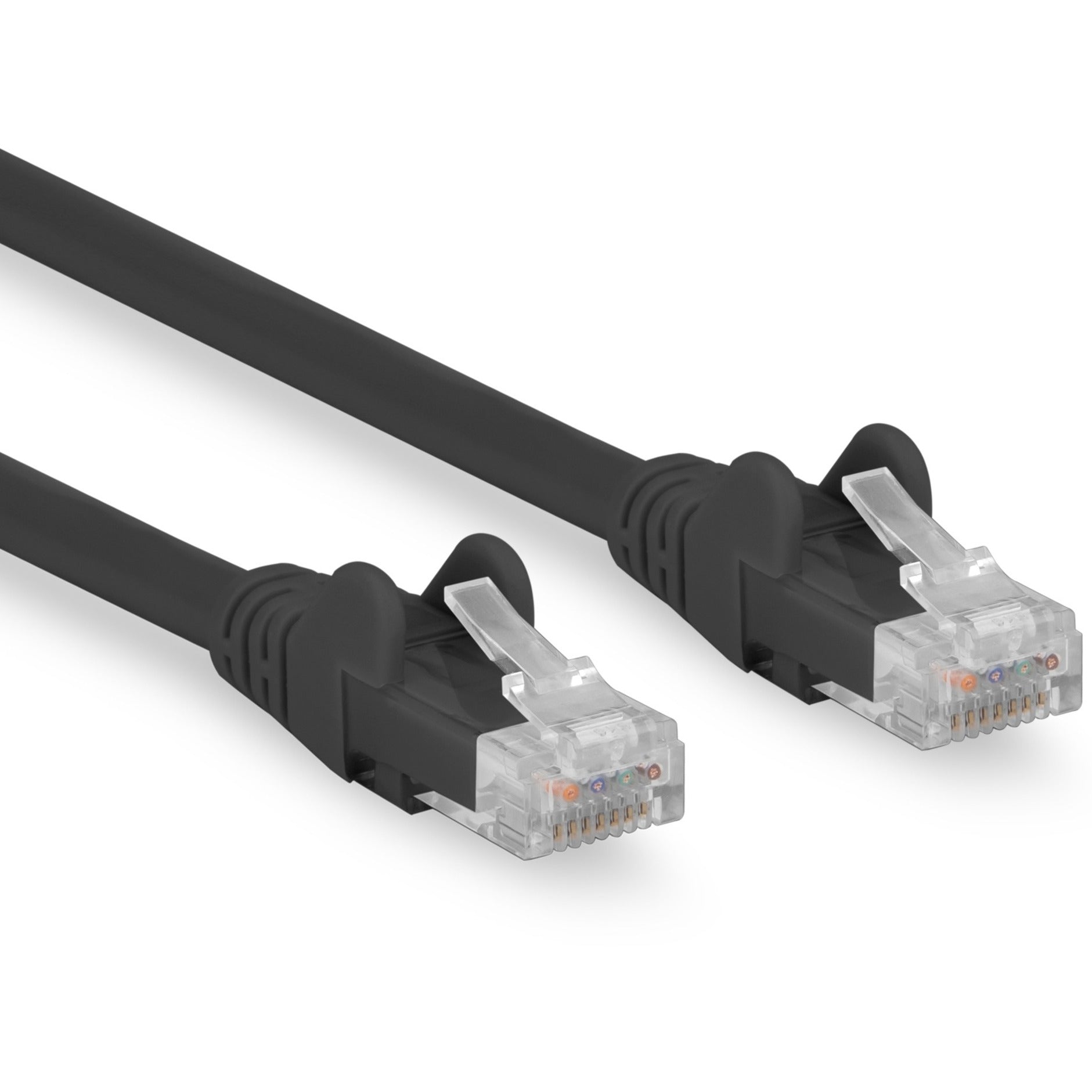 Rocstor Y10C379-BK Cat.6 Network Cable, 10 ft, Snagless, 10 Gbit/s, Lifetime Warranty