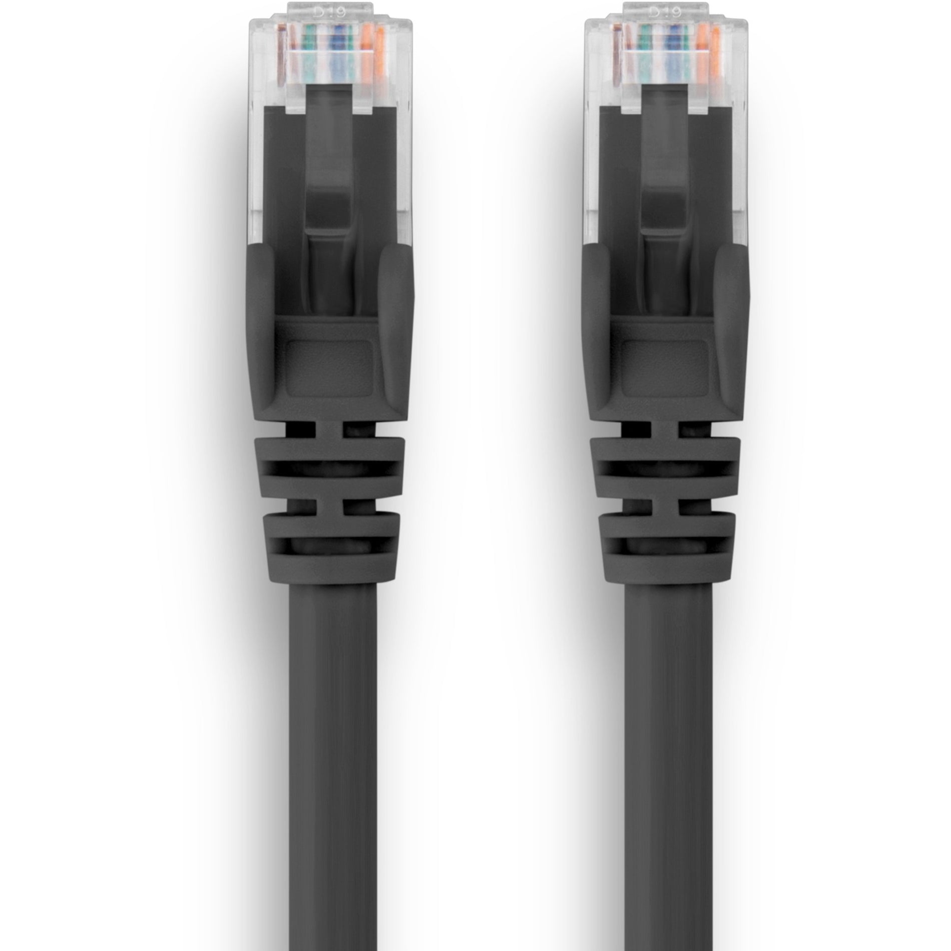 Rocstor Y10C411-BK Cat.6 Network Cable, 15 ft, Snagless, 10 Gbit/s, Lifetime Warranty