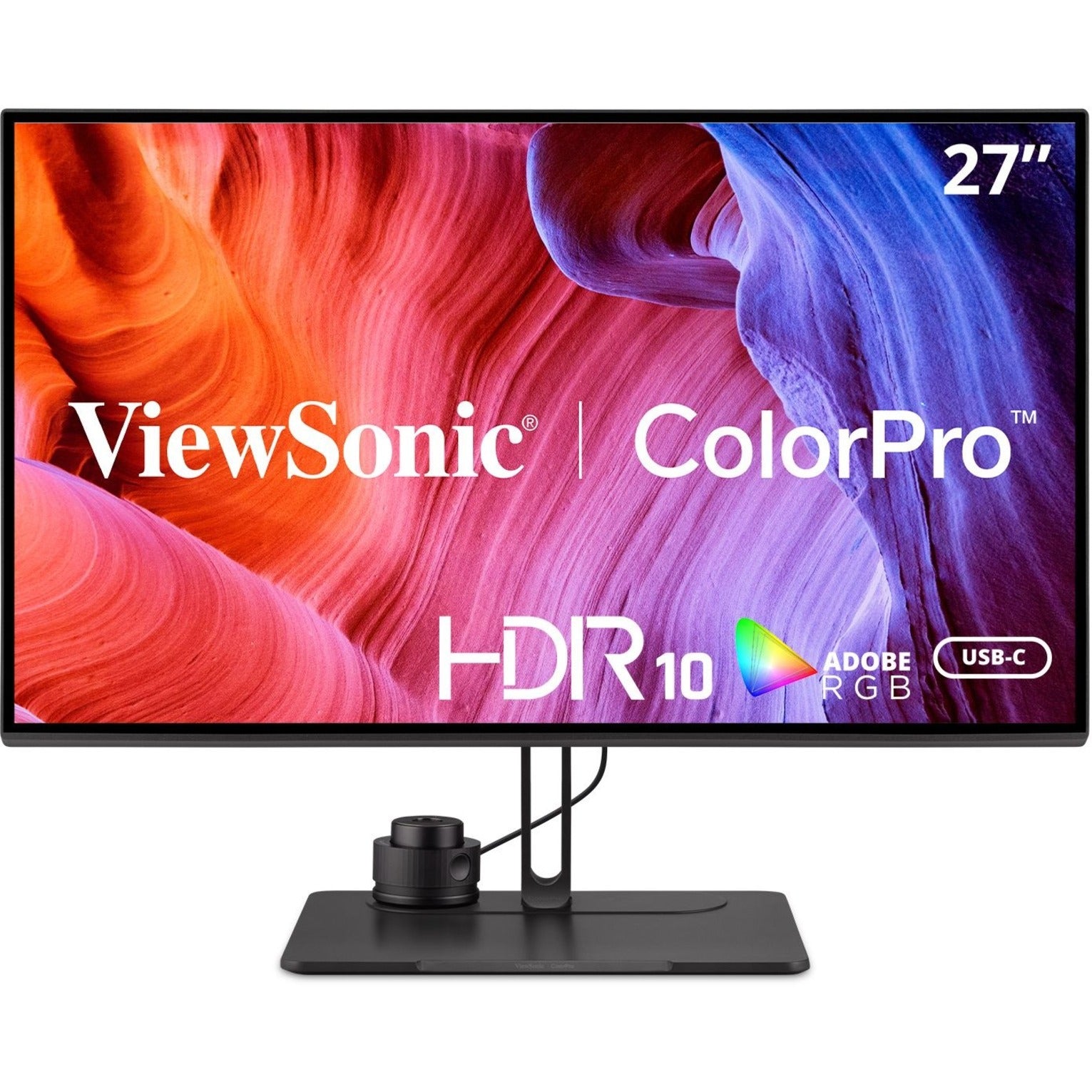 ViewSonic VP2786-4K ColorPro 27 4K UHD IPS Monitor, True 10-Bit Color, USB-C, 120Hz Refresh Rate