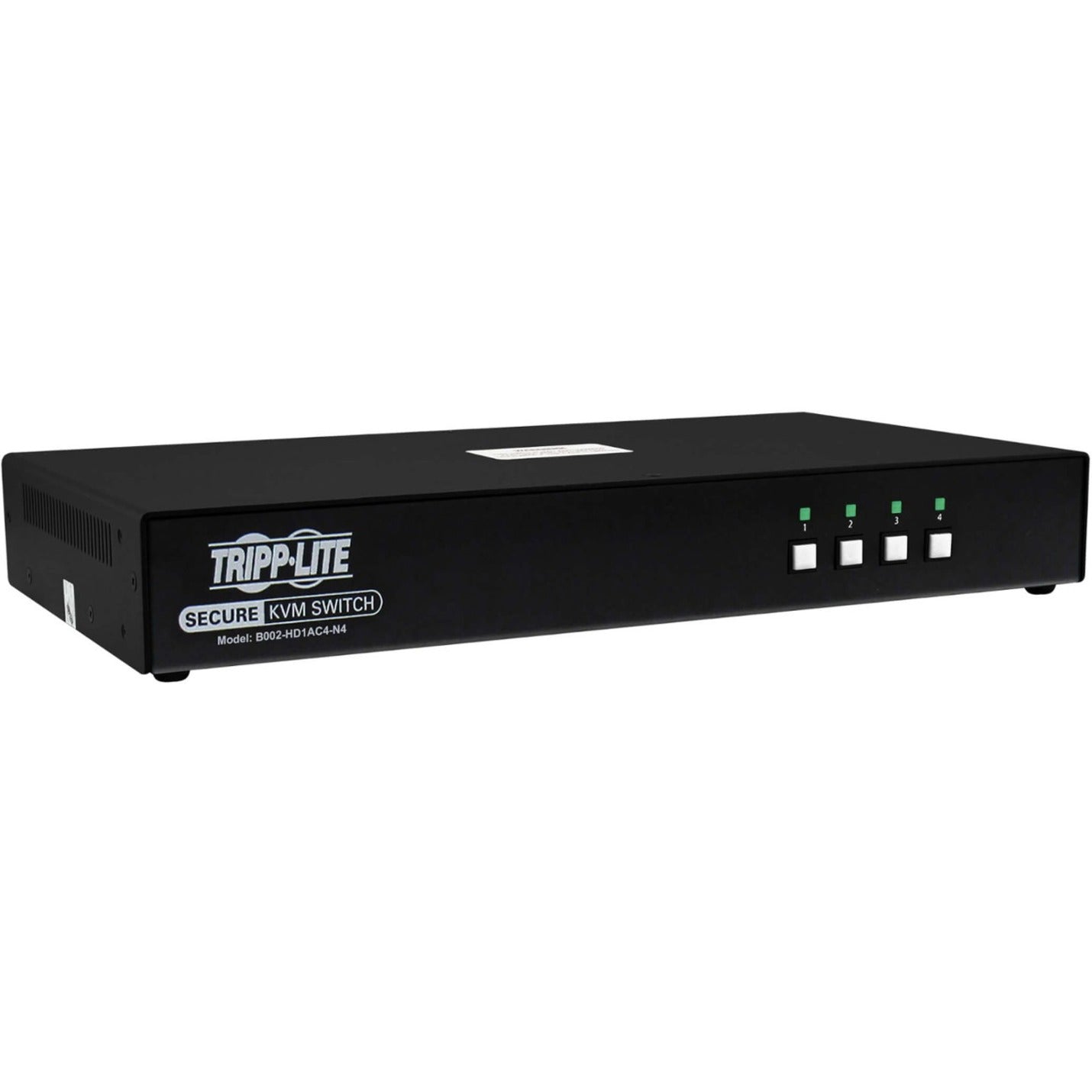 Tripp Lite B002-HD1AC4-N4 Secure KVM Switch, 4-Port, Single Head, DP to HDMI (X4), 4K, NIAP PP4.0, Audio