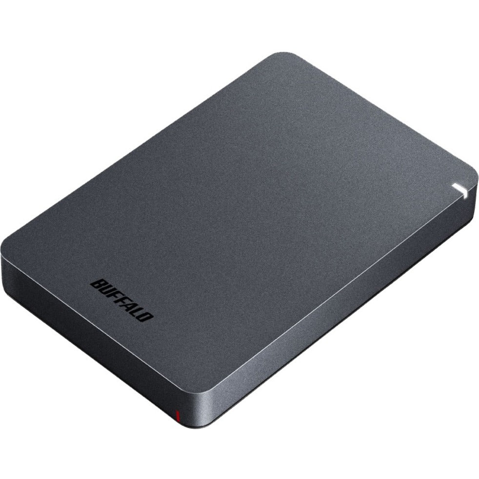 Buffalo HD-PGF2.0U3BB MiniStation Safe Portable Hard Drive, 2TB, Shock Resistant, USB 3.2 for PC, Mac