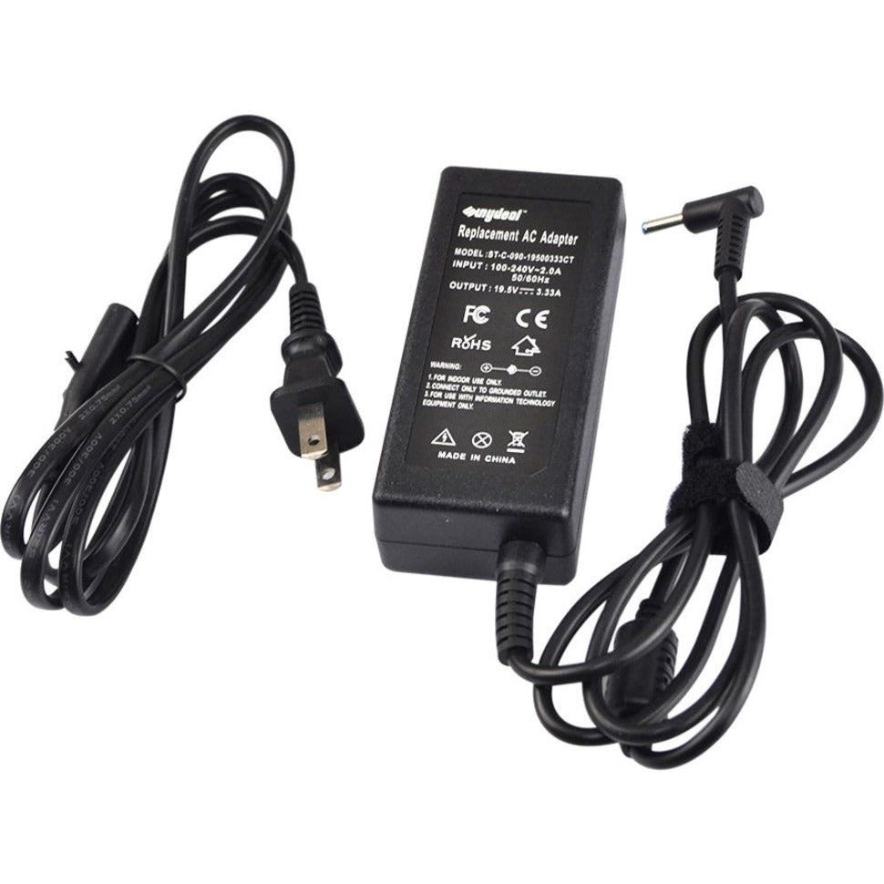 HP 741727-001 Smart AC Adapter - 19.5V DC/2.31A Output, Power Supply for Notebook