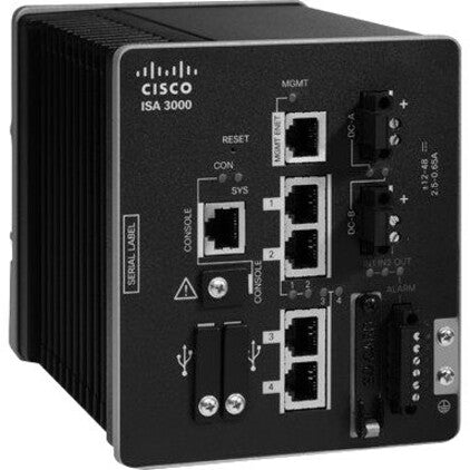 Cisco ISA-3000-4C-K9 3000 Network Security/Firewall Appliance, Threat Protection, Gigabit Ethernet